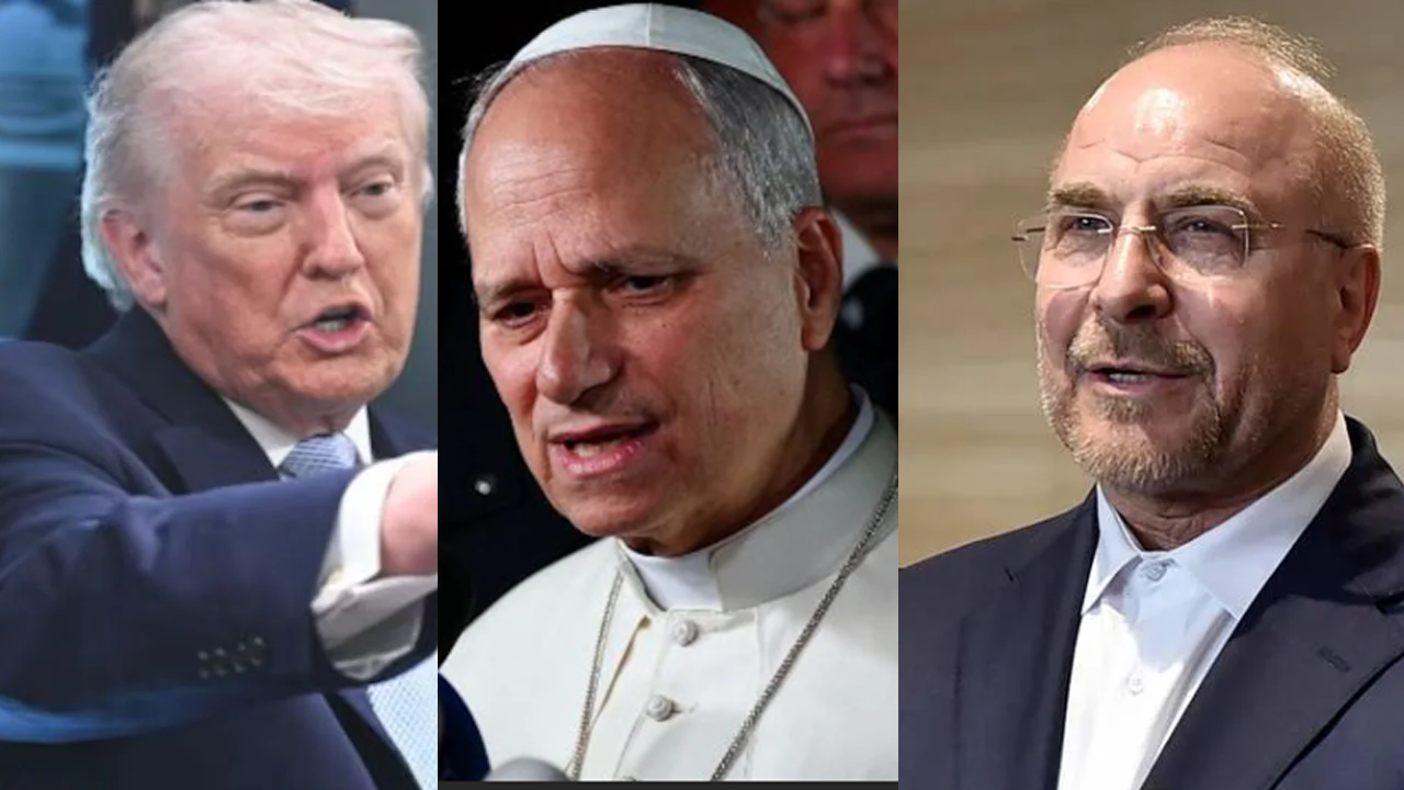 ট্রাম্পের সমালোচনায় পোপ লিও, প্রশংসায় ইরানের স্পিকার