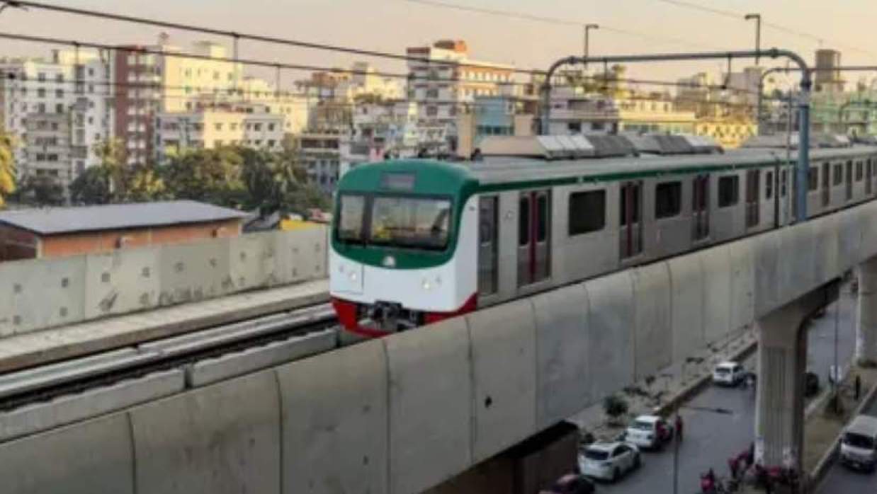 সাময়িক বন্ধ মেট্রোরেল চলাচল